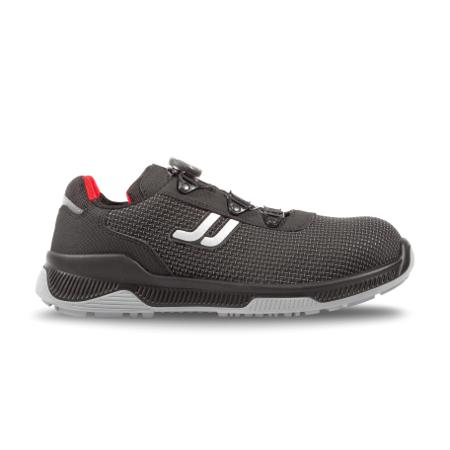 JALPYTHON-JIJI244-37 Jallatte JIJI244 Unisex Black Polymer Toe Capped Safety Shoes, UK 4, EU 37