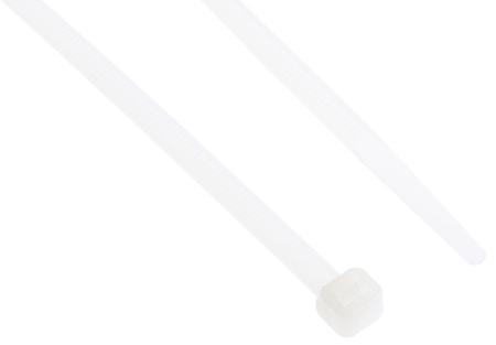 178-507 RS PRO Cable Tie, 368mm x 4.8 mm, Natural Nylon, Pk-100