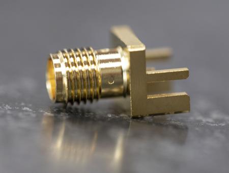 526-5757 RS Pro Straight 50Ω PCB Mount SMA End Launcher Connector, Solder Termination