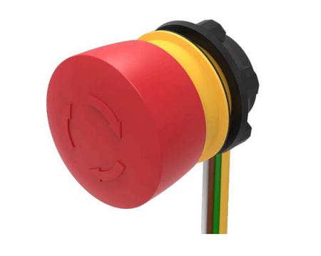 84-5540-0040 EAO 84-5540 Series Maintained Emergency Stop Push Button, Panel Mount, 22.3mm Cutout, DPST, IP65, IP66, IP67