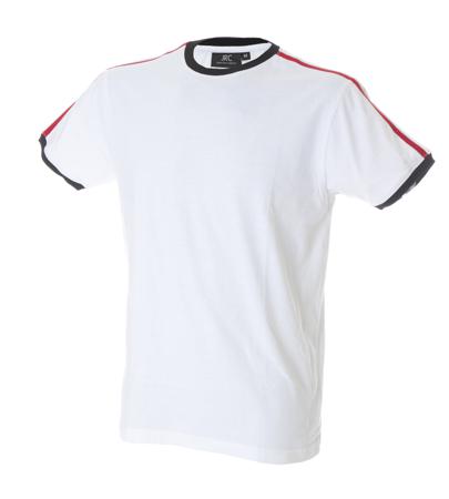 988595-C-XXL-WHITE JRC White 100% Cotton Short Sleeve T-Shirt, UK- XXL, EUR- XXL