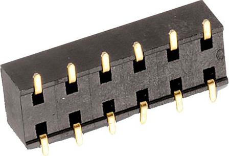 610008243021 WR-PHD 2.54mm Dual Skt 8P Btm/Etry SMT