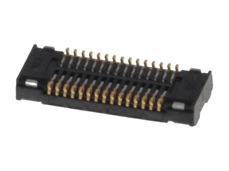 51338-0374 Molex 51338 Series Vertical Board Mount PCB Socket, 30-Contact, 2-Row, 0.4mm Pitch, Surface Mount Termination