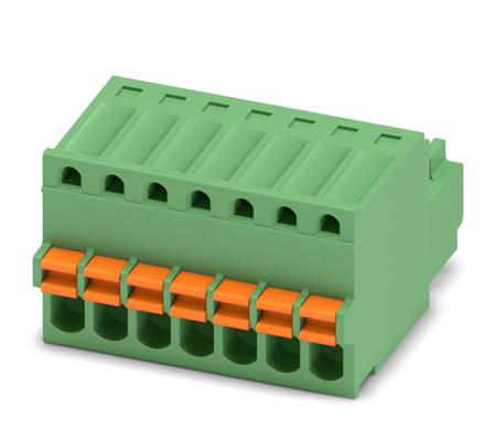 1881370 Phoenix Contact, 2.5mm Pitch, FK-MC 0.5/ 7-ST-2.5, 7 Way, , Pluggable Terminal Block, Plug, Cable Mount, Spring Cage