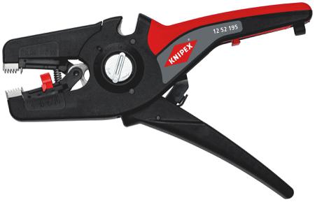 12 52 195 SB Knipex Automatic stripper, 0.08 mm² Min, 16 mm² Max, 272 mm Overall