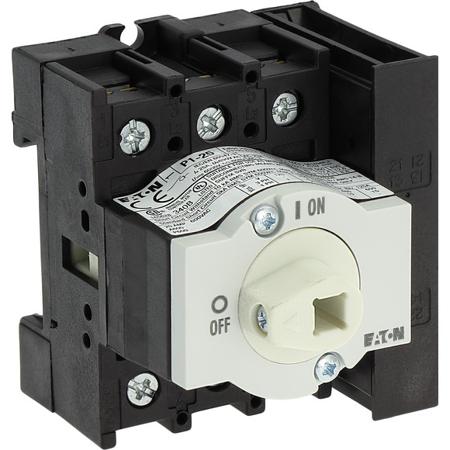 172767-P1-25-M4-SVB-HI11 Eaton 3 Pole Rear Panel Isolator Switch - 25A Maximum Current, 11kW Power Rating, IP65 (Front)