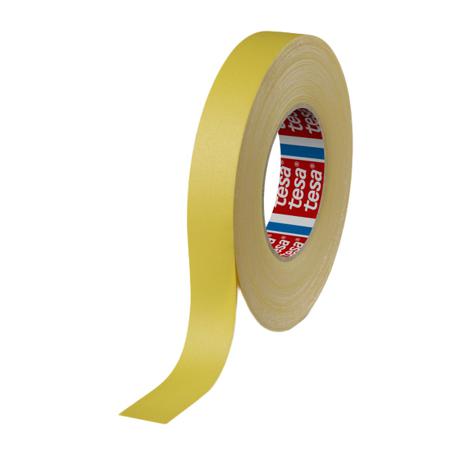 04661-00034-00 Tesa Tesa 4661  Cloth Tape, 50m x 25mm, Yellow, Acrylic Coated Finish