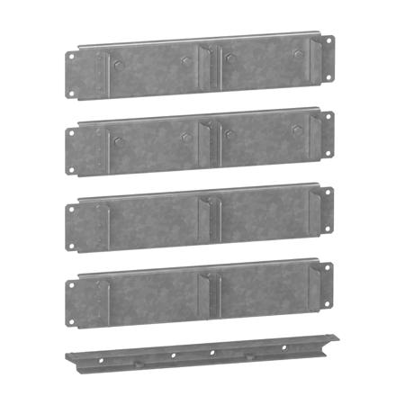 VW3A99ACFCB01 Schneider Electric Altivar Series Steel Mounting Plate, 210mm H, 410mm W for Use with Altivar Process Modular