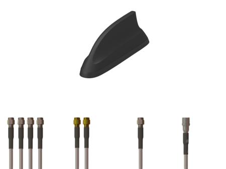 L001044-02 TE Connectivity  Whip Multiband Antenna with SMA, SMA RP Connector, 5G, GNSS, Wi-Fi
