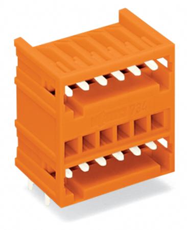 734-439 WAGO 734 Series Angled PCB Header, 18 Contact(s), 3.81 mm Pitch, 2 Row, Unshrouded