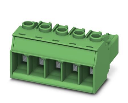 1777736 Phoenix Contact, 7.62mm Pitch, PC 5/3-ST1-7.62, 3 Way, , Pluggable Terminal Block, Plug, Plug-In, Screw Termination,