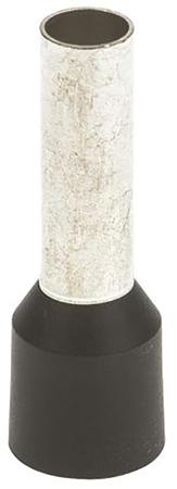 FWE25-16 JST FWE Series Insulated Crimp Bootlace Ferrule, 16mm Pin Length, 7.3mm Pin Diameter, 25mm² Wire Size, Black