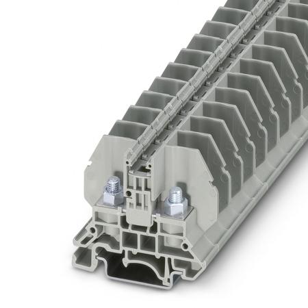 3058059 Phoenix Contact  RBO 5 Series Grey, 6mm², Single-Level, Bolt Termination