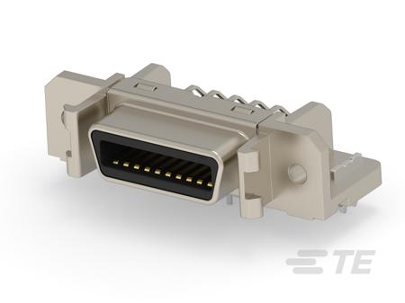 2-2271101-1 TE Connectivity, 2-227 Receptacle 20 Pin Straight Panel Mount SCSI Connector 1.27mm Pitch, Cable