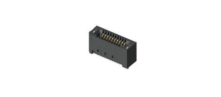 HSEC1-010-01-S-DV-A-K-TR Samtec, HSEC1 20 Way Vertical Push/Pull Card Edge Memory Card Connector With Surface Mount Termination