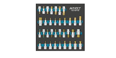 163-407-35 HAZET 35-Piece 1/2 in Square