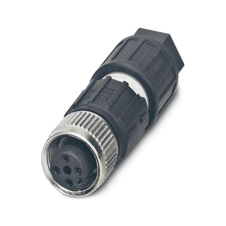 1095423 Phoenix Contact Industrial Circular Connectors, 4 Contacts, Cable, M12 Connector, Socket, Female, IP65, IP67, SACC