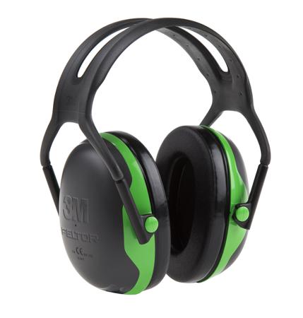 X1A-GA 3M PELTOR X1A Ear Defender with Headband, 27dB, Black, Green