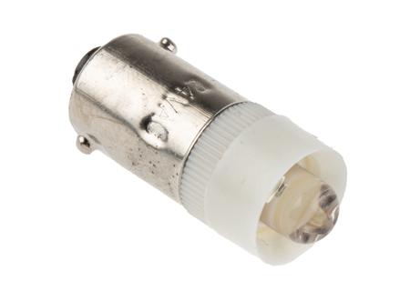 LE-BA9S-24W LED Reflector Bulb, BA9s, White, T-3 1/4 Lamp, 9.6mm dia., 24 V ac/dc