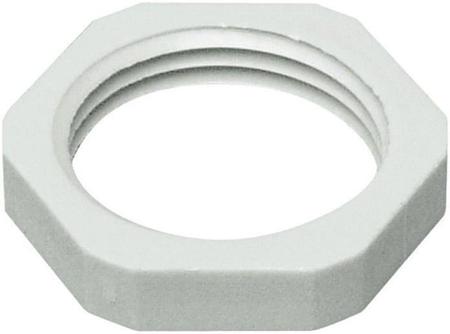 G4121010 SIB Grey Fibreglass PA Cable Gland Locknut, PG21 Thread