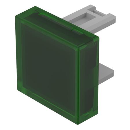 31-955.5 Indicator Lens Square Style, Green, 15.3 Long