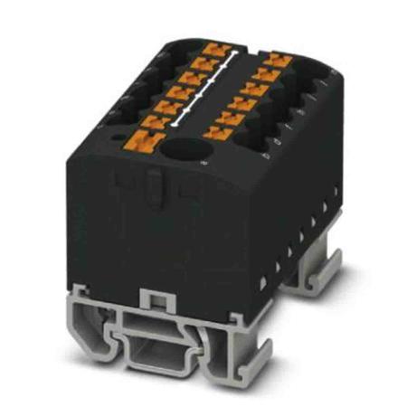 3274202 Phoenix Contact Distribution Block, 13 Way, 4mm², 24A, 690 V, Black