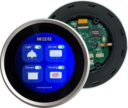 IDM2040-21R Bridgetek  TFT TFT LCD Display / Touch Screen, 2.1in, 480 x 480pixels