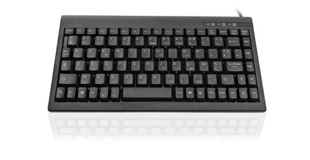 KYBAC595-USBBKFR Ceratech  Wired PS/2, USB Compact Keyboard, QWERTY (French), Black