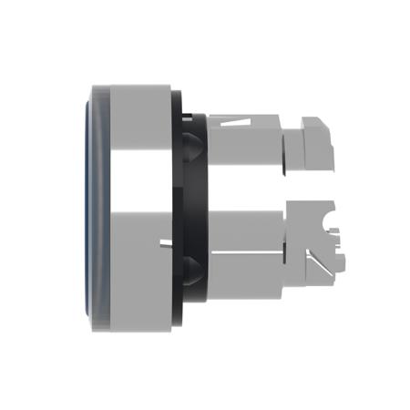 ZB4BW36 Blue illuminated head for BA9s bulb/LED