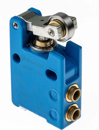 81921702 Crouzet Roller Lever 3/2 Pneumatic Manual Control Valve 81 Series, 2.5mm, III B