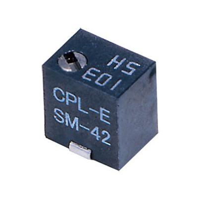 SM-42TW503 SMD Trimmer Potentiometer 0.25W Top Adjust Nidec Components