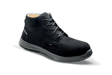CHUKS30NR35 LEMAITRE SECURITE Chukka Noir S3 Unisex Black Composite Toe Capped Safety Shoes, UK 2 , EU 35