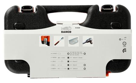S160AF Bahco , 16 Pieces Socket & Bit Set 1/4 in Hexagon Drive