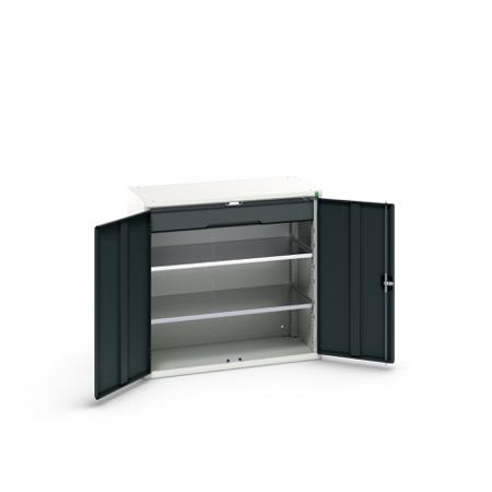 16926552-19 Bott 2 Door, 1 Drawer Sheet Steel Cupboard, 1050 x 550 x 1000mm