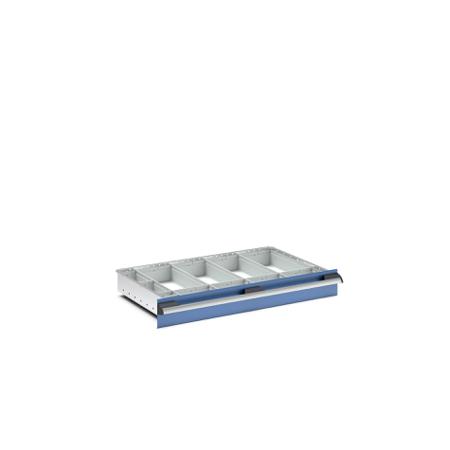 43020765 Bott Polypropylene, Recycled Plastic Storage Rack, 525mm x 800mm x 100mm, Light Grey