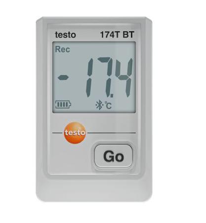 0572 1742 01 Testo TESTO 174 T BT Temperature Data Logger Data Logger, Bluetooth, 1 Input Channel(s) - RS Calibration