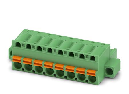 1796050 Phoenix Contact, 5.08mm Pitch, FKC 2.5/ 8-STF-5.08 EX, 8 Way, Pluggable Terminal Block, Plug, Spring Cage Termination,