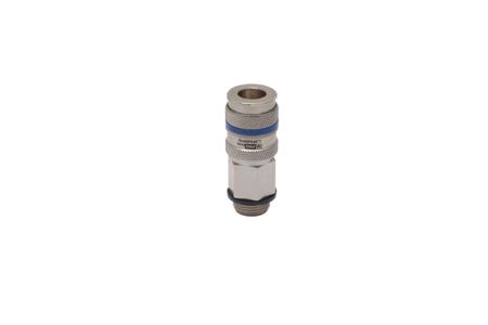325-470 RS PRO Brass, Stainless Steel Male Pneumatic Quick Connect Coupling, M14 Male Threaded