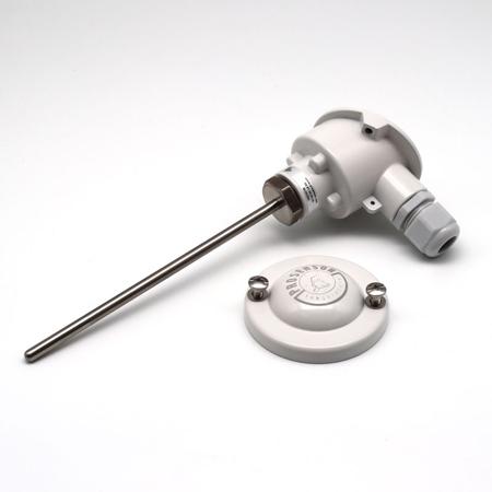 BLC82001 Prosensor PT100 Temperature Probe, 8mm Dia, 200mm Long, 3 Wire, M20, Class A +250°C Max