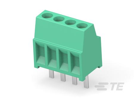 1-282834-0 TE Connectivity Buchanan Series PCB Terminal Block, 10-Contact, 2.54mm Pitch, Board Mount, 1-Row, Through Hole