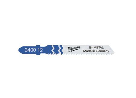4932340012 Milwaukee 55mm Cutting Length Jigsaw Blade, Pack of 5