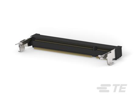 1827341-4 TE Connectivity 0.6mm Pitch 200 Way, Right Angle SMT Mount DIMM Socket ,1.8 V ,500mA