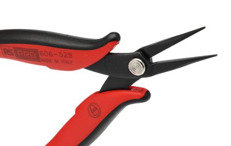 606-529 RS Pro 160 mm Steel Long Nose Pliers with 32mm Jaw Length