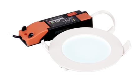 231-8118 RS PRO 6 W Round LED Panel Light, White, L 120 mm