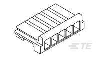 1-92009-0 TE Connectivity MIS Series Straight Cable Mount Housing, 10 Contact(s), 2.5mm Pitch, 1 Row(s)