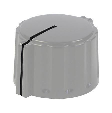023-4510 Elma 21mm Grey Potentiometer Knob for 6.35mm Shaft Round Shaft,
