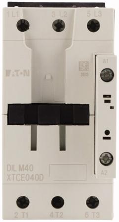 277770-DILM40-24V50-60HZ- Eaton xStart DILM 3 Pole Contactor - 40 A, 24 V ac Coil, 3NO, 18.5 kW