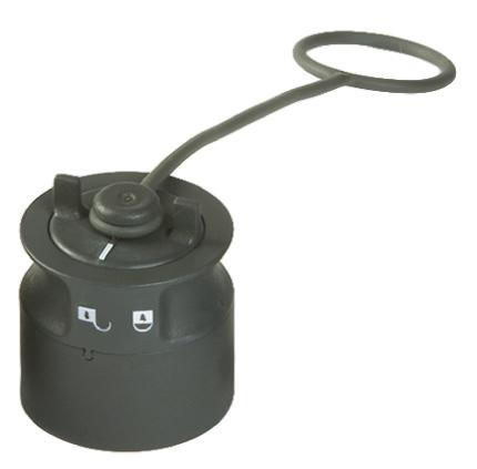 PXP6082 Bulgin 6000 Male Dust Cap, Shell Size 26 IP66, IP68, IP69K Rated, Thermoplastic