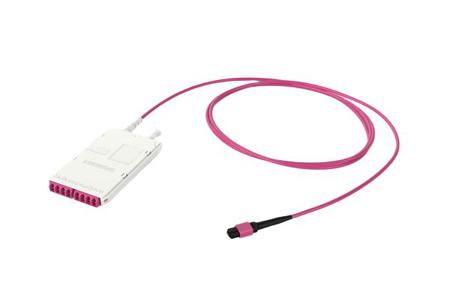 RNU8-C-08M4LCNFM120M HellermannTyton Connectivity Ultra8Series, 8 Port MTP, OM4 Cassette