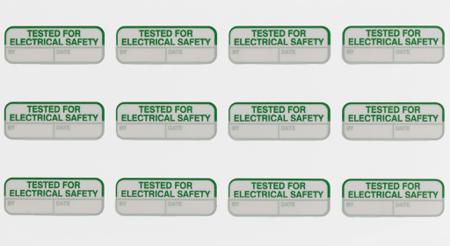 758-7905 RS PRO Adhesive Pre-Printed Green Label-Tested For Electrical Safety-. Quantity: 120